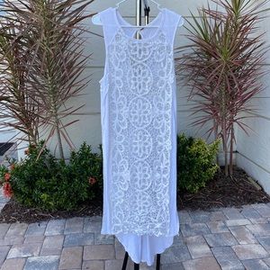 Free people: Crochet Front Cover Up Midi Dress